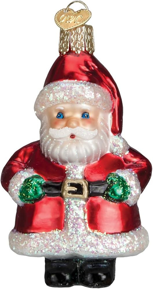 Old World Christmas Ornaments: Assortment of Santas Glass Blown Ornaments for Christmas Tree, Sho... | Amazon (US)