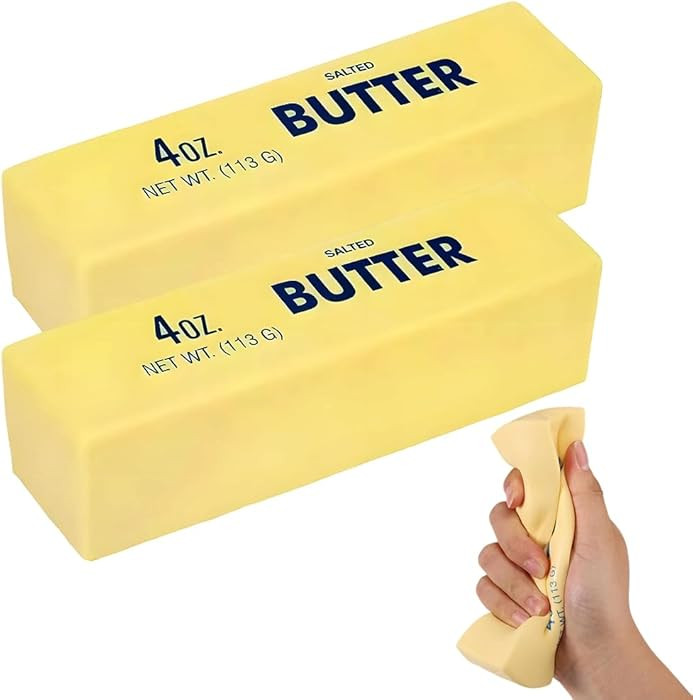 2Pcs Butter Squishy, Slow Rising Squishy, Taba Squishy, Stress Balls, Stress Relief & Fidget Toys... | Amazon (US)