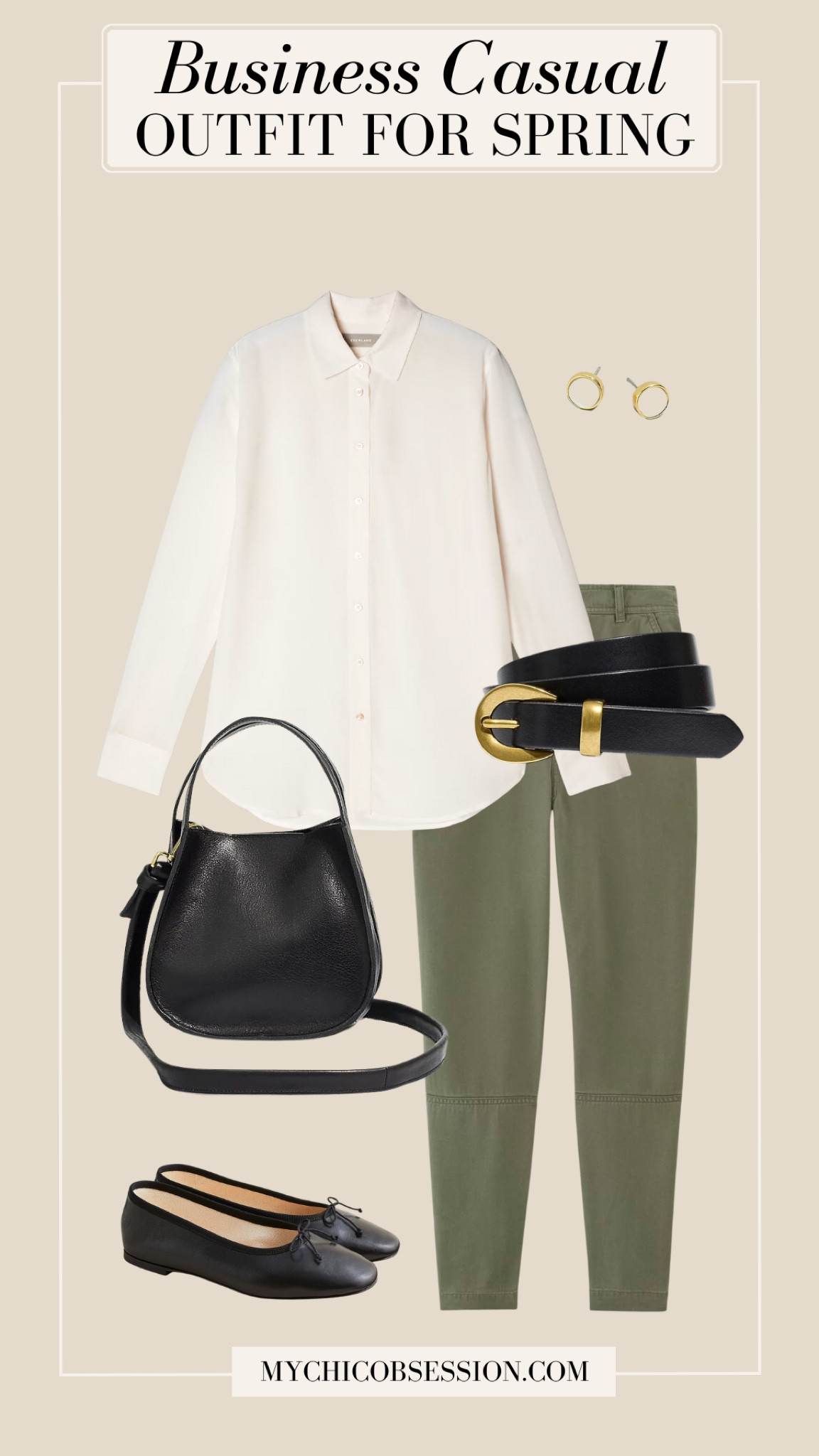 Are you struggling to find the right business casual outfit for spring? If so, you seriously cannot go wrong with a crisp white blouse and chinos in a lighter color. Your look will come off as clean and comfortable every single time.

#LTKstyletip #LTKworkwear #LTKSeasonal