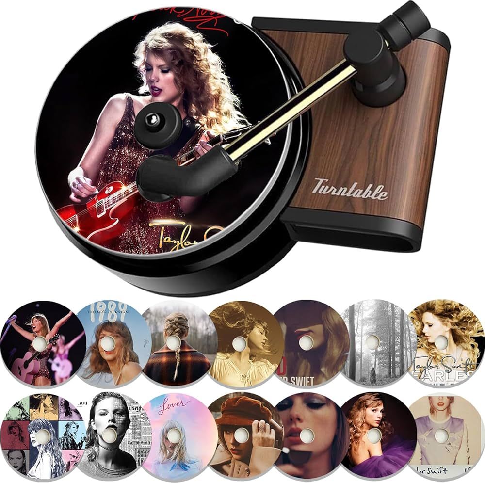 15PCS Taylor Car Air Fresheners Record Player Air Freshener Car Vent Clip for Women Album Cover A... | Amazon (US)