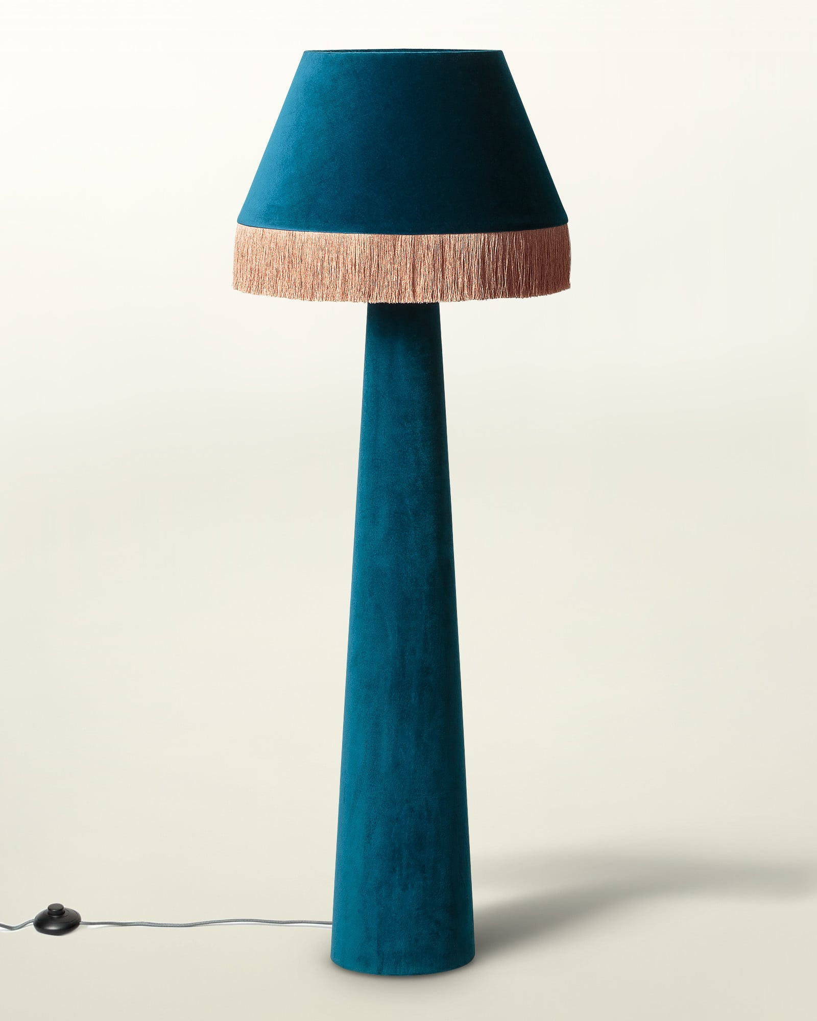 Ero Velvet Tassel Floor Lamp | Oliver Bonas | Oliver Bonas (Global)