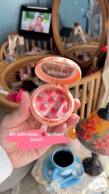 I have always loved physician formula blushes and bronzers. They’re always really buttery, moisturizing, and smell like summer. This strawberry one gives such a nice, pink, glimmery glow. It smells delicious too! My only complaint is the strawberries do get rubbed off eventually. I’m not really sure how they would be able to keep the strawberries on it though. But it’s such a nice pretty pink blush regardless. I linked this blush and some other unique, cute, and just really good blushes / bronzers / highlighters for spring and summer. 

#LTKitbag #LTKbeauty #LTKover40