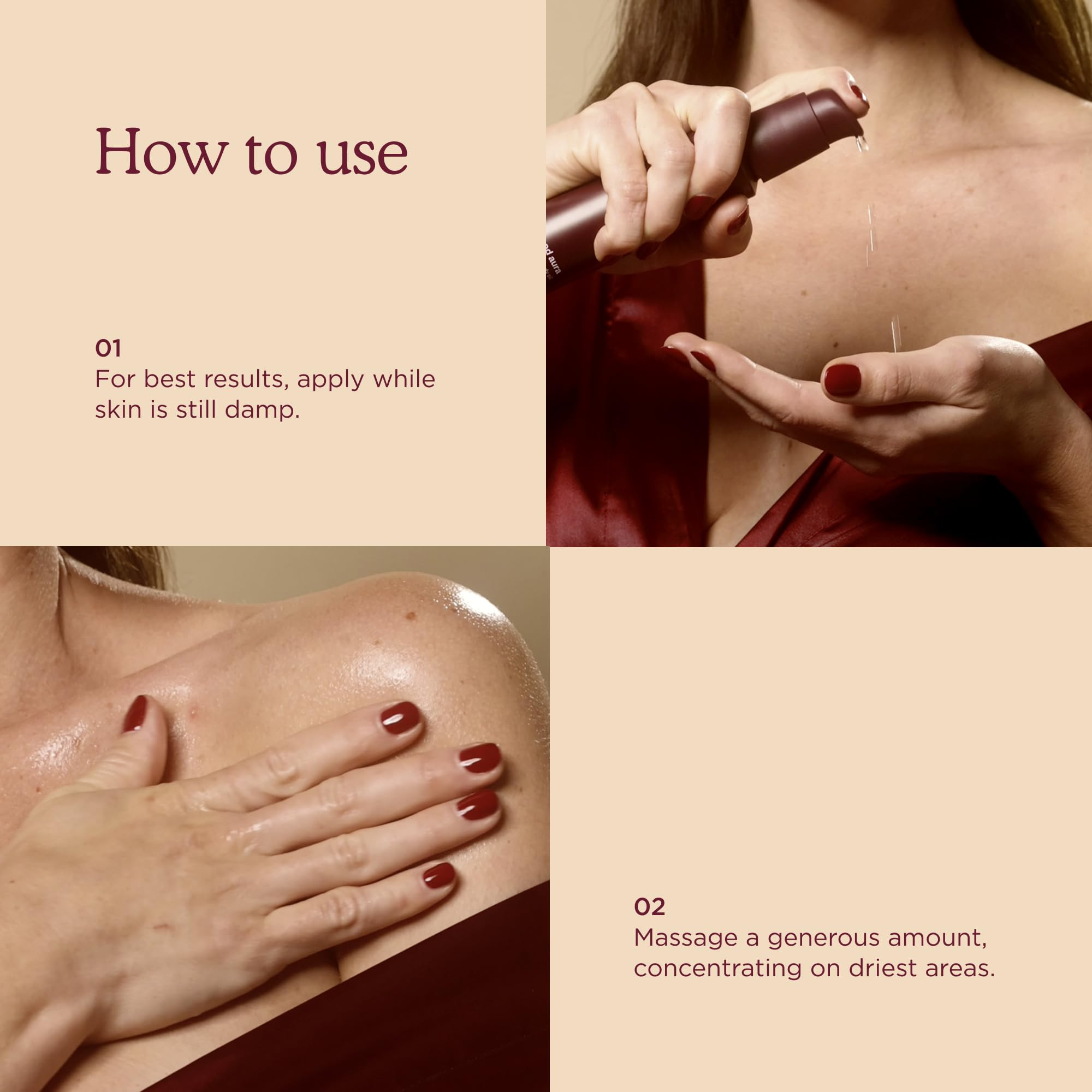 HANNI Good Aura Dry Body Oil, Lightweight After-Shower Moisturizer with Jojoba, Coconut, Baobab, ... | Amazon (US)