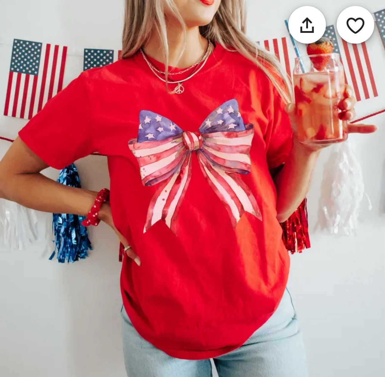 45% off 🎉

Comfort Colors® 4th of July Shirt, Coquette American Flag Shirt, USA Bow Shirt, 4th of July Tee, Women's Patriotic Shirt, Red White and Blue

#LTKStyleTip #LTKSummerEdit #LTKSaleAlert