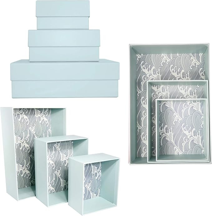 Happibox Hikidashi Box Set of 3 | Dresser Drawer Organizer for Clothes | Decorative Storage Box w... | Amazon (US)