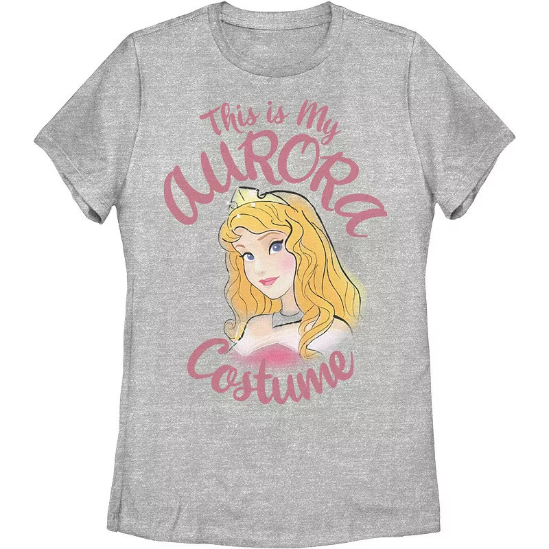 Juniors' Disney's Sleeping Beauty Aurora This Is My Costume Graphic Tee, Girl's, Size: XL, Athletic Grey | Kohl's