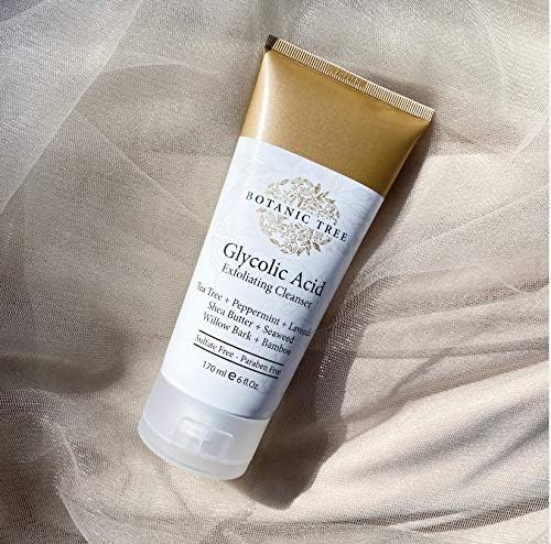 Botanic Tree Glycolic Acid Face Wash-Facial Exfoliating Cleanser w/ 10% Glycolic Acid-Acne Facial... | Amazon (US)