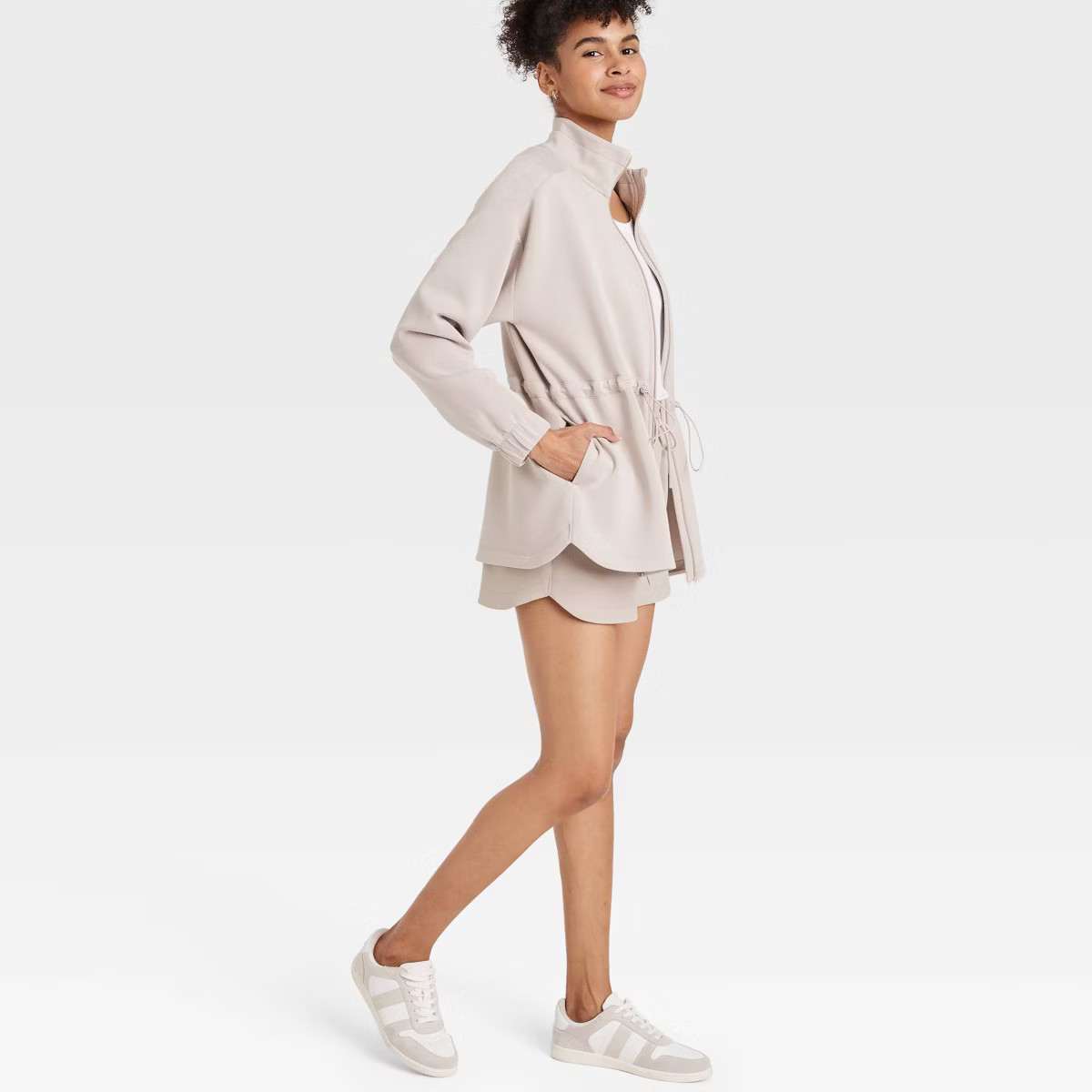 Women's Airy Sleek Legging Friendly Full Zip Jacket - All In Motion™ | Target