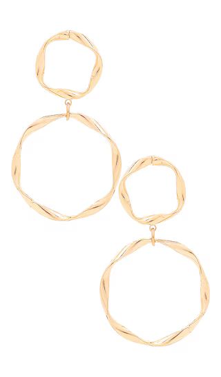 Hella Hoop Earring in Gold | Revolve Clothing (Global)