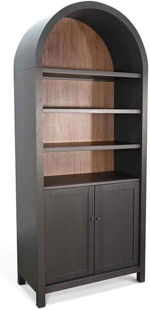 Sunny Designs Arched Display Cabinet with Doors | Amazon (US)