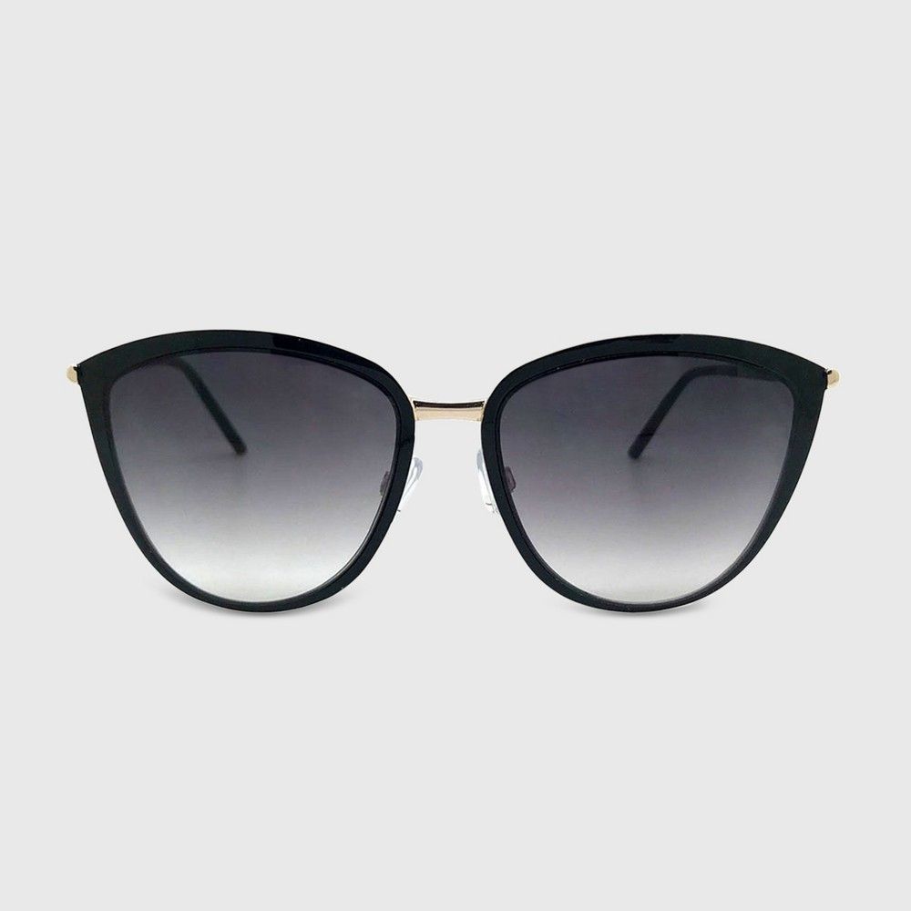 Women's Cat Eye Sunglasses - A New Day Black | Target