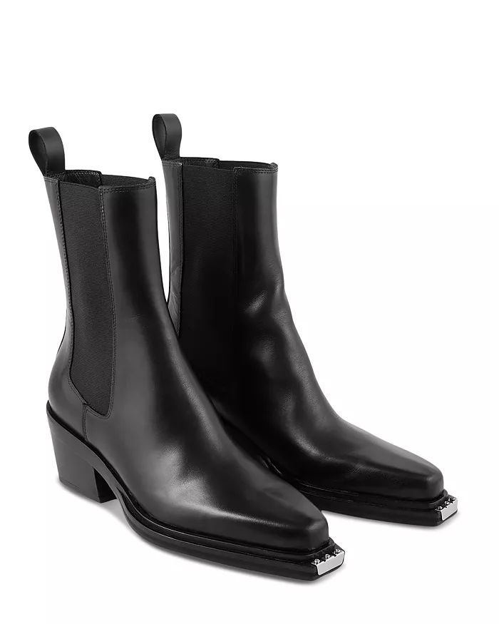Women's Saila Pull On Square Toe Booties | Bloomingdale's (US)