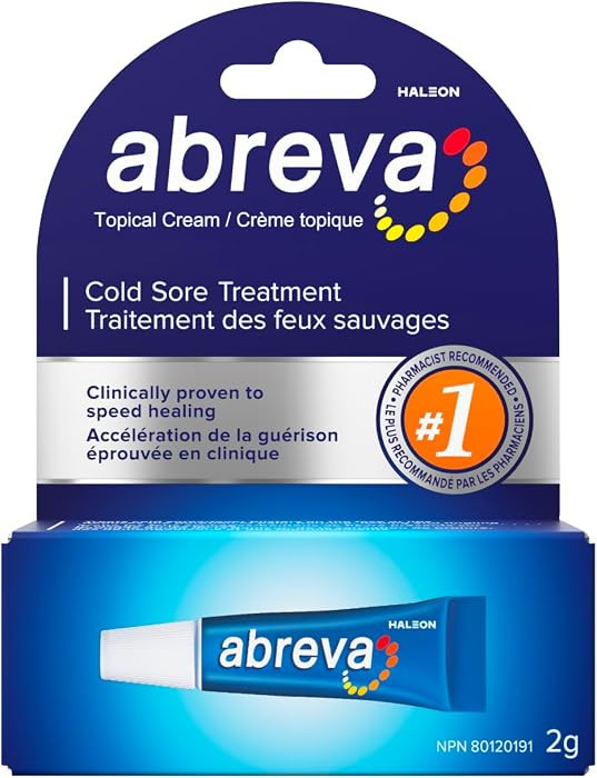 Abreva Cream Tube Cold Sore Treatment, Heals your cold sore in 4.1 days*, Contains docosanol to p... | Amazon (CA)