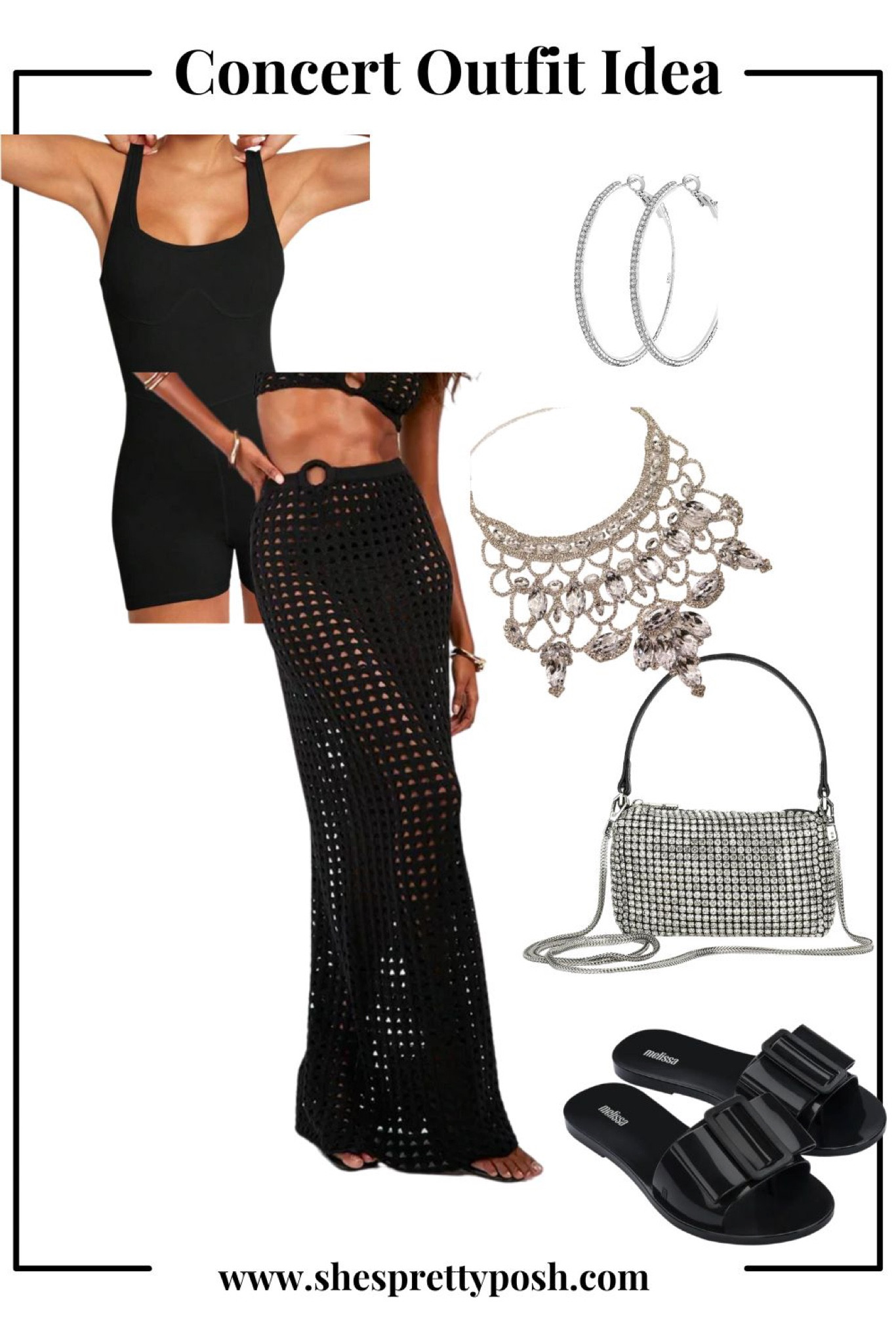 Concert outfit idea #summer #concertoutfit #outdoorconcert #allblack #rhinestone

#LTKstyletip #LTKunder50 #LTKparties