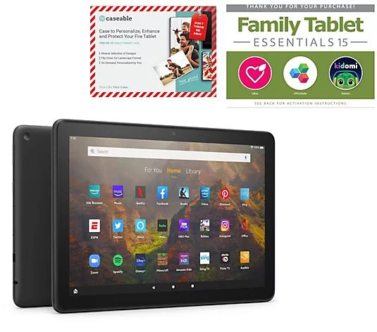 All-NEW Amazon Fire 10" 32GB WiFi Tablet w/ Software and Case Voucher | QVC