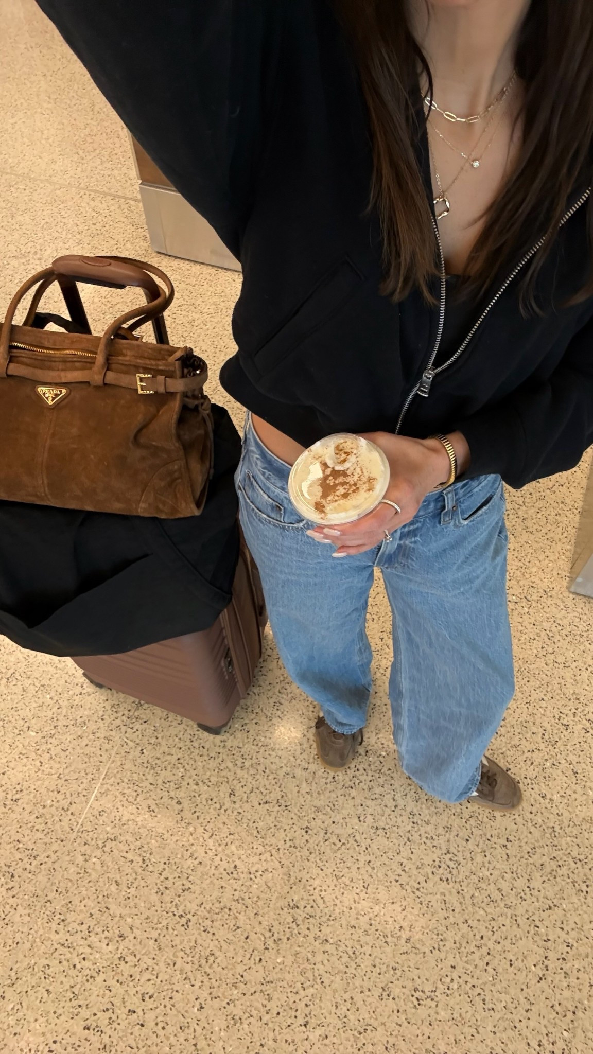 Easy comfy travel outfit 🤎

Wide leg jeans, Abercrombie jeans, Beis, airplane outfit 

@abercrombie @beis @quince

#LTKTravel #LTKSeasonal #LTKSaleAlert