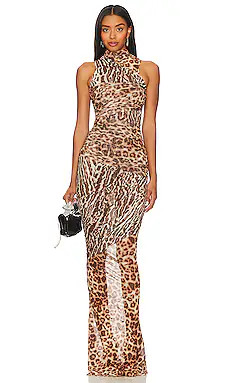 SER.O.YA Ronnie Dress in Tan Leopard from Revolve.com | Revolve Clothing (Global)