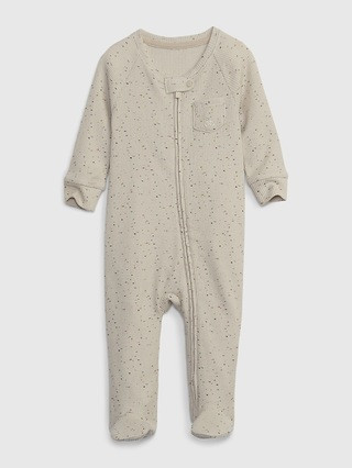 Baby 100% Organic Cotton Waffle Pocket Bodysuit | Gap (CA)