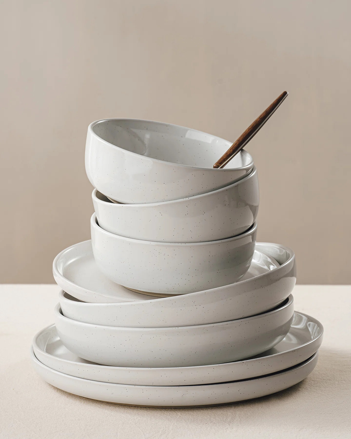 Daytona 12 Piece Stoneware Dinnerware Set - Service for 4 | Wayfair North America