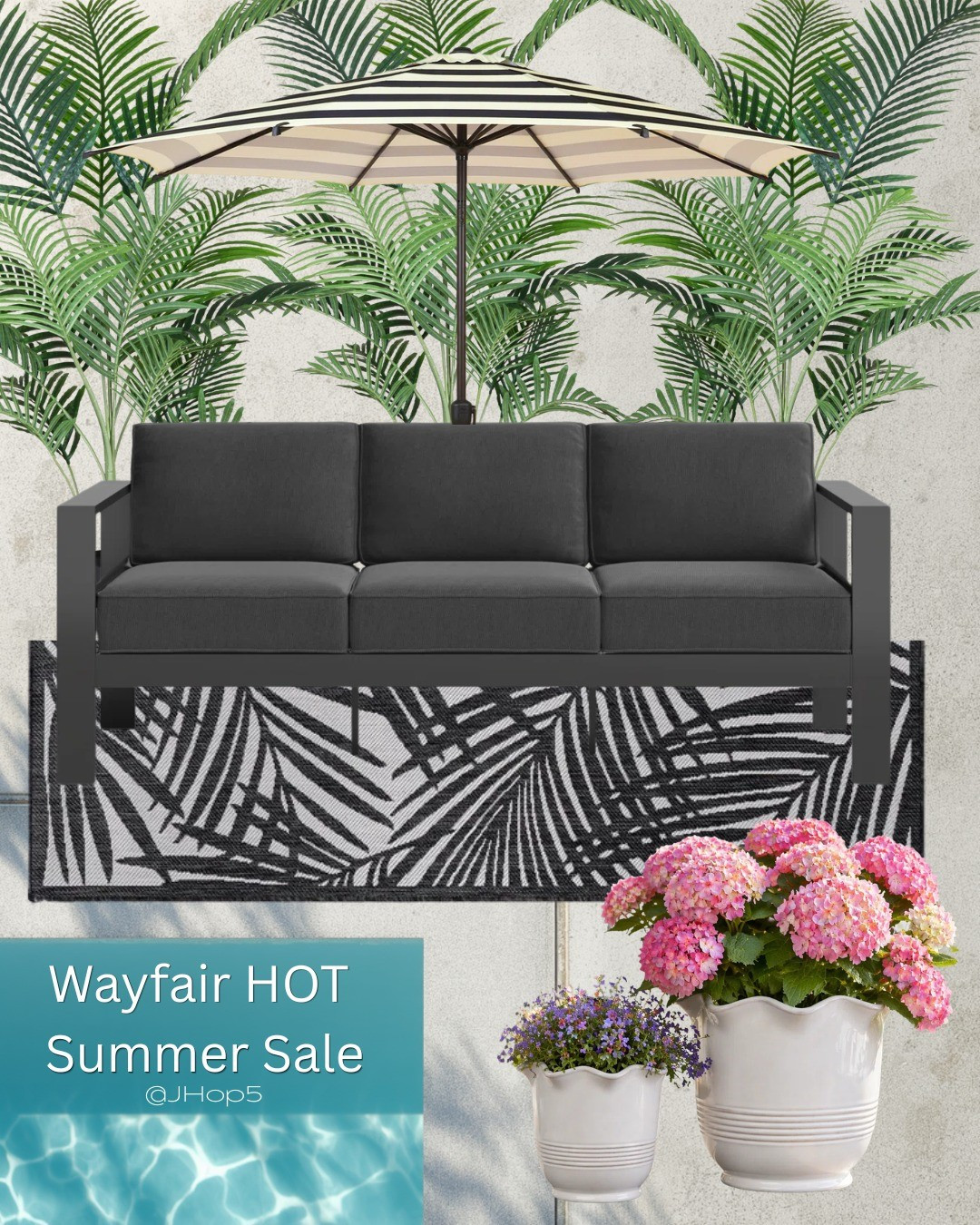 Refresh your outdoor oasis with these curated finds from the Wayfair Hot Summer Sale. This design combines crisp poolside vibes with neutral textures to create the ultimate modern, sun-drenched retreat.#WayfairSale #OutdoorLiving #PatioDesign #SummerStyle

#LTKSaleAlert #LTKHome #LTKSeasonal