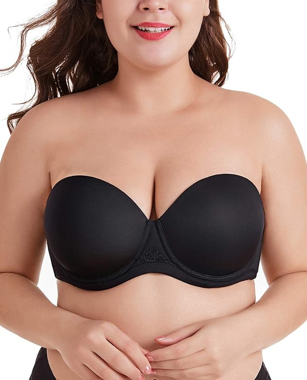 DotVol Women's Multiway Strapless Bra Full Figure Underwire Contour Beauty Back Plus Size Bra | Amazon (US)