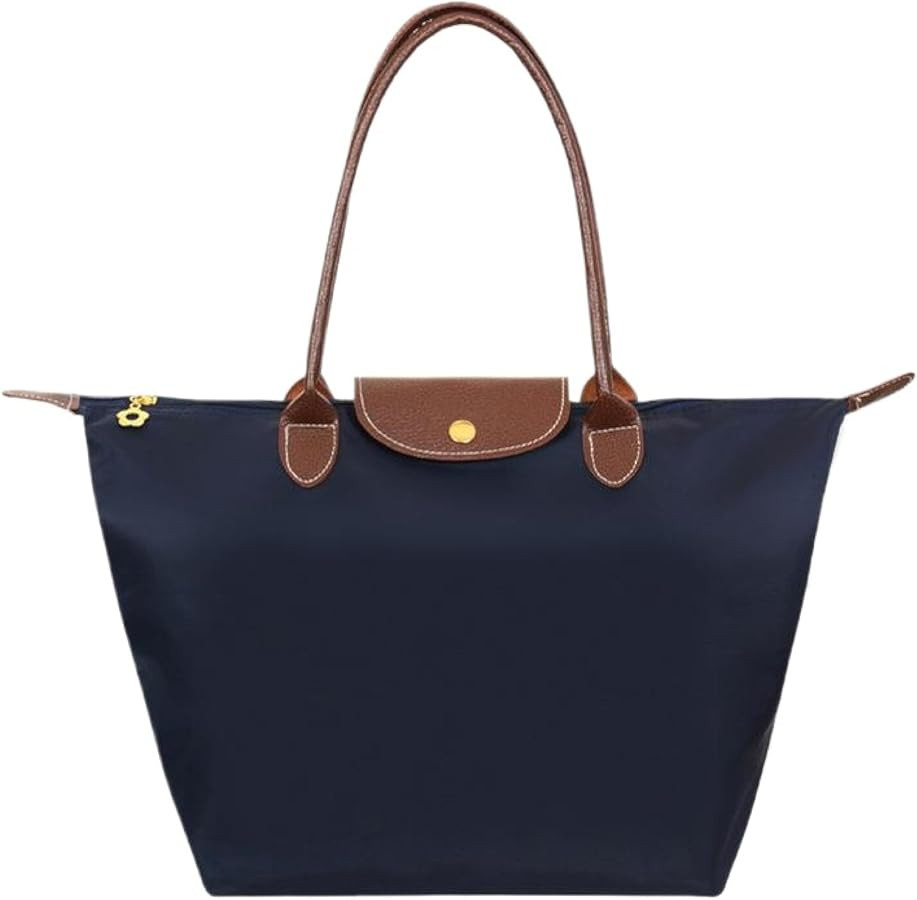 Women's Large Capacity Nylon Tote Bag - Waterproof Shoulder Handbag with Multi Pockets, Lightweig... | Amazon (US)