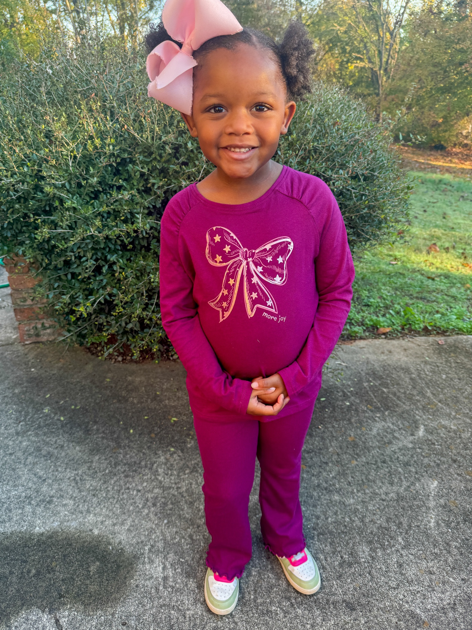 Walmart find! The sweetest outfit for a cool morning. 🎀 Wearing 5T.

Toddler girl • kids clothes • Gifts for her

#LTKStyleTip #LTKKids