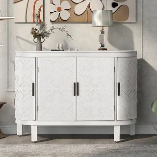 Accent Storage Cabinet Sideboard Wooden Cabinet - Navy Blue | Bed Bath & Beyond