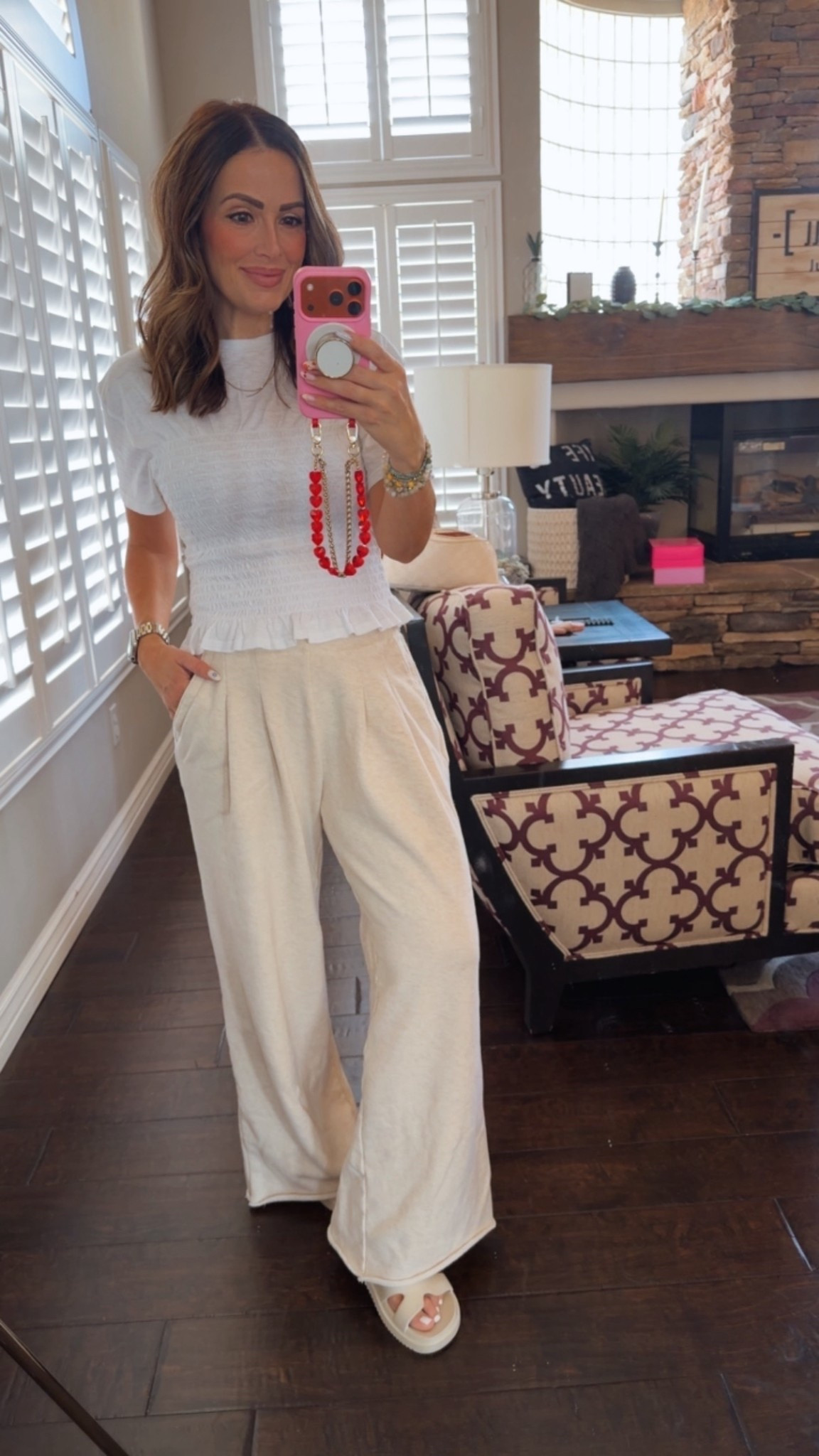 Comfies that can be casual but elevated is a YES for me. I LOVE these trouser style sweats. 

They run very oversized - I sized down to XXS. 

#LTKootd #LTKOver40 #LTKmomlife