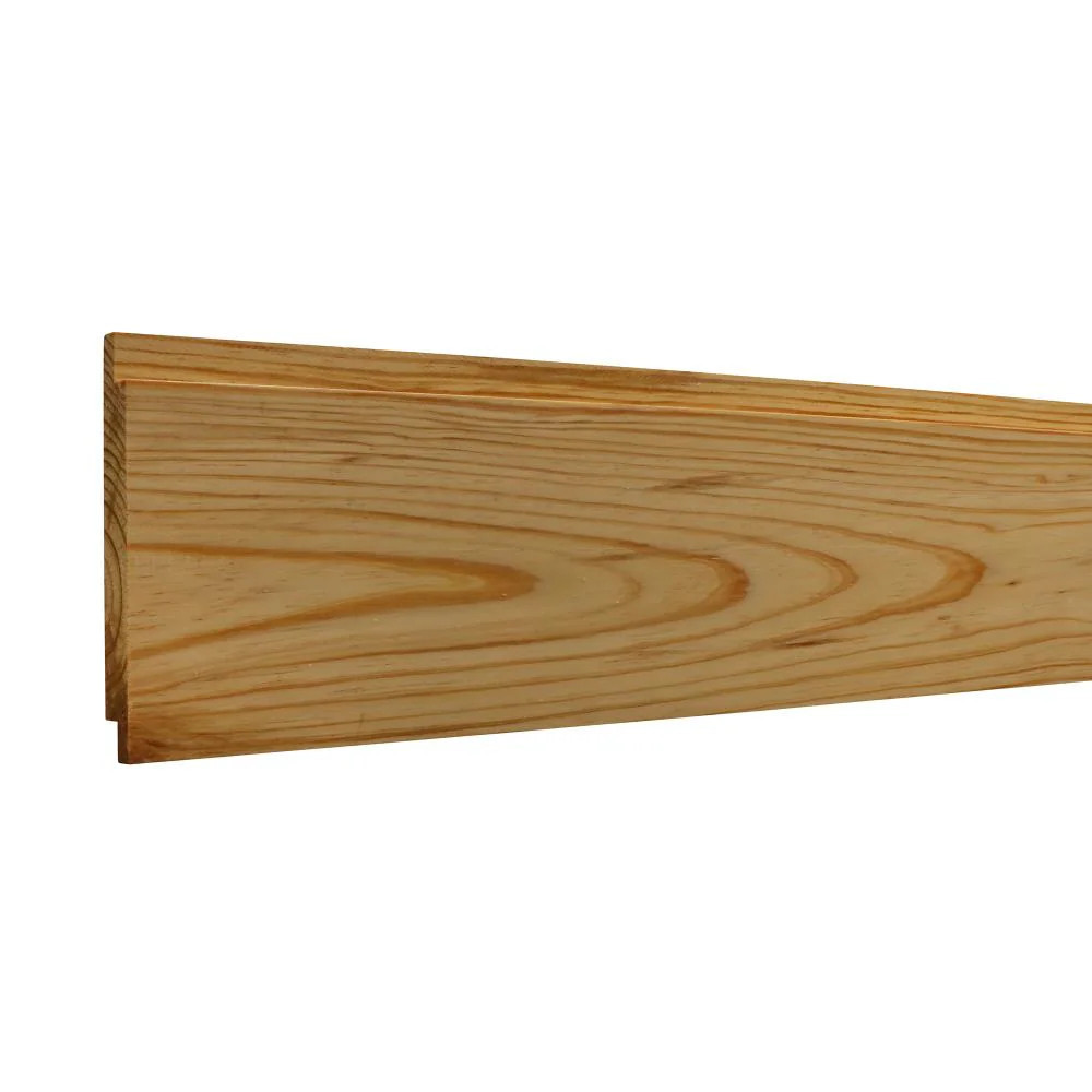 RELIABILT 9/16-in x 5-in x 8-ft Reversible Unfinished Yellow Pine Wood Tongue and groove Smooth Wall Plank | RSL68IWPP2 | Lowe's