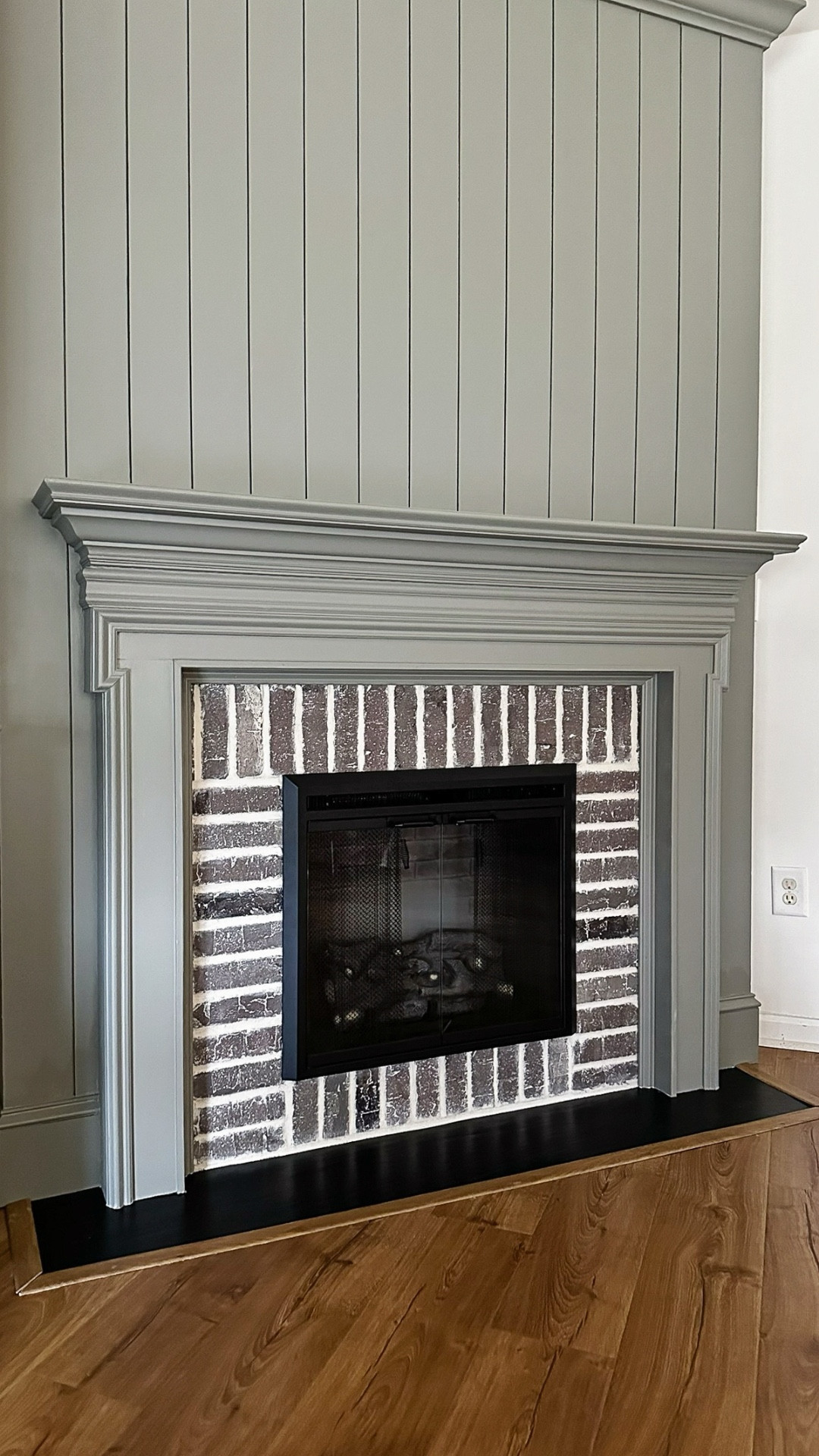 Brick veneer fireplace surround makeover 

#LTKStyleTip #LTKHome
