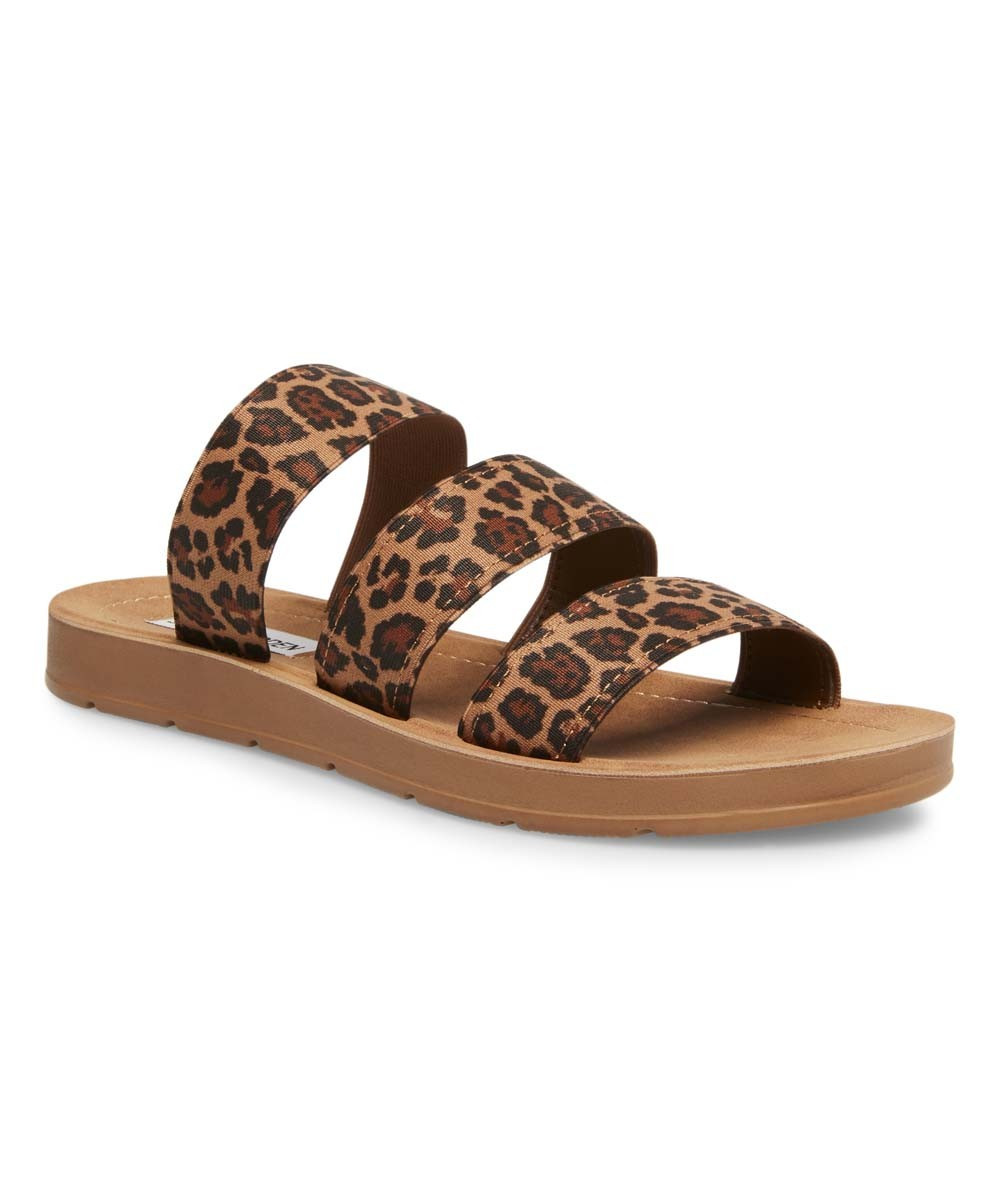 Steve Madden Women's Sandals LEOPARD - Brown Leopard Pascale Slide - Women | Zulily
