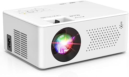 Mini Bluetooth Projector, Full HD 1080P Supported Portable Outdoor Movie Projector for iOS, Andro... | Amazon (US)