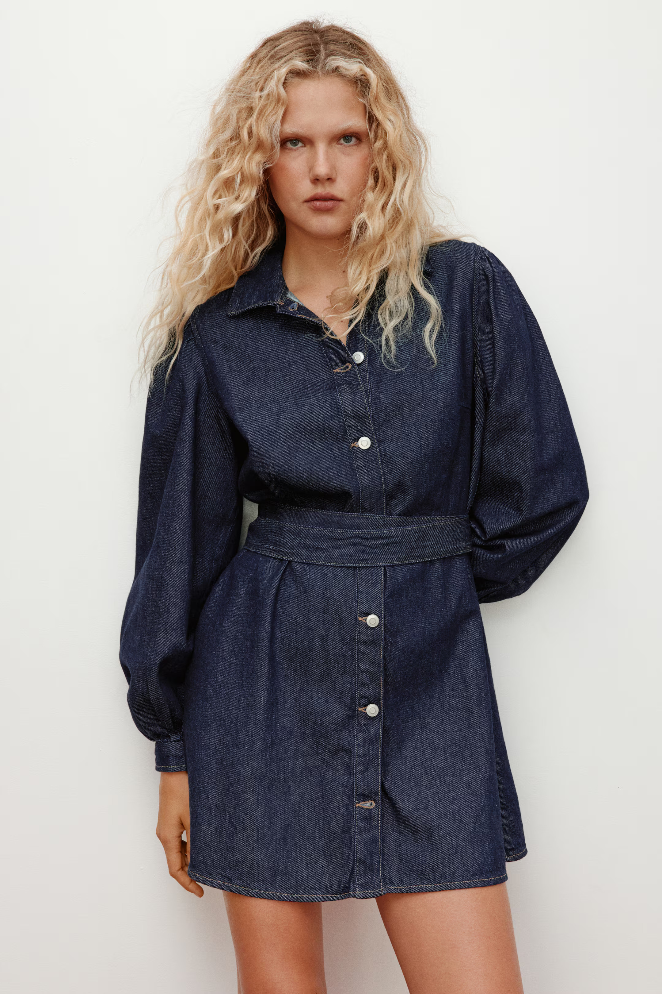 Tie-Detail Denim Dress | H&M (US + CA)