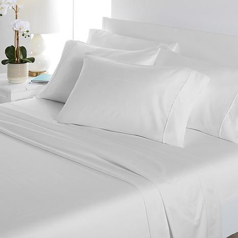 Concierge Collection 1000TC Tri-blend Sheet Set with Extra Pillowcases - 9906465 | HSN | HSN