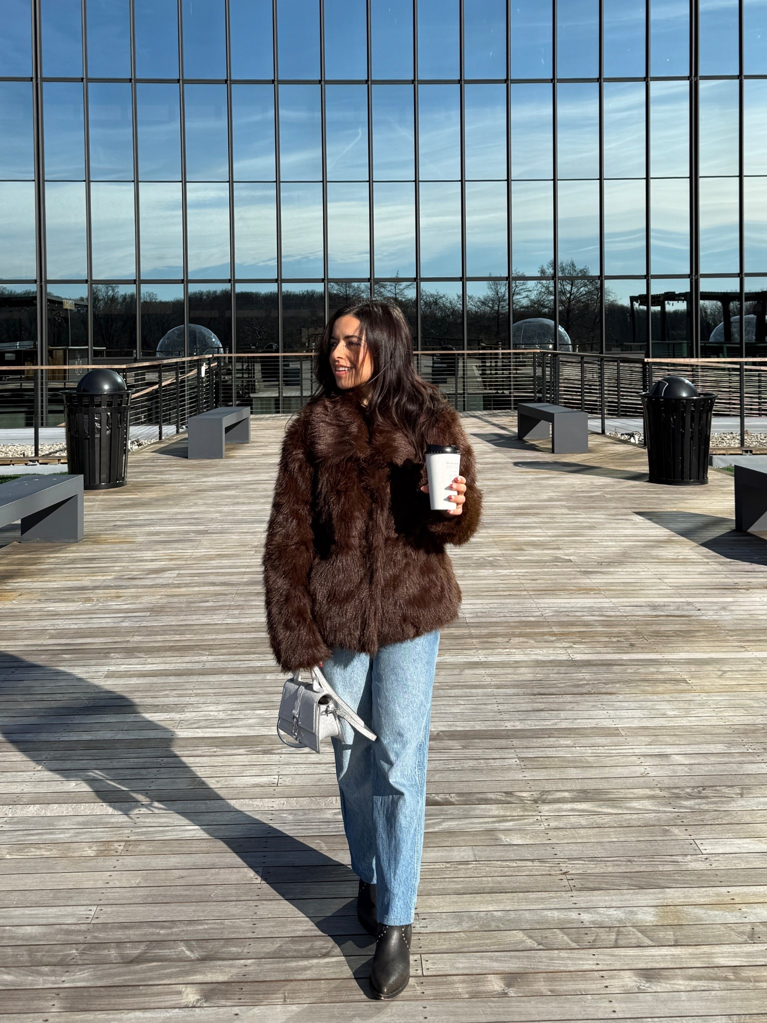 Faux fur Amazon winter coat. Size small. Comes in multiple colors I’m wearing brown. Western style ankle boots. 

#LTKPetite #LTKFindsUnder100 #LTKSeasonal