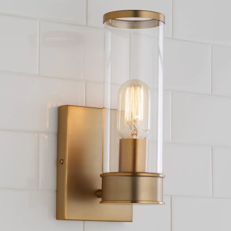 Simple Glass Cylinder Sconce - 1 Light | Shades of Light
