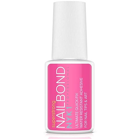 Super Strong Nail Glue For Acrylic Nails, Nail Tips and Press on Nails (8ml) NYK1 Nail Bond Brush... | Amazon (US)