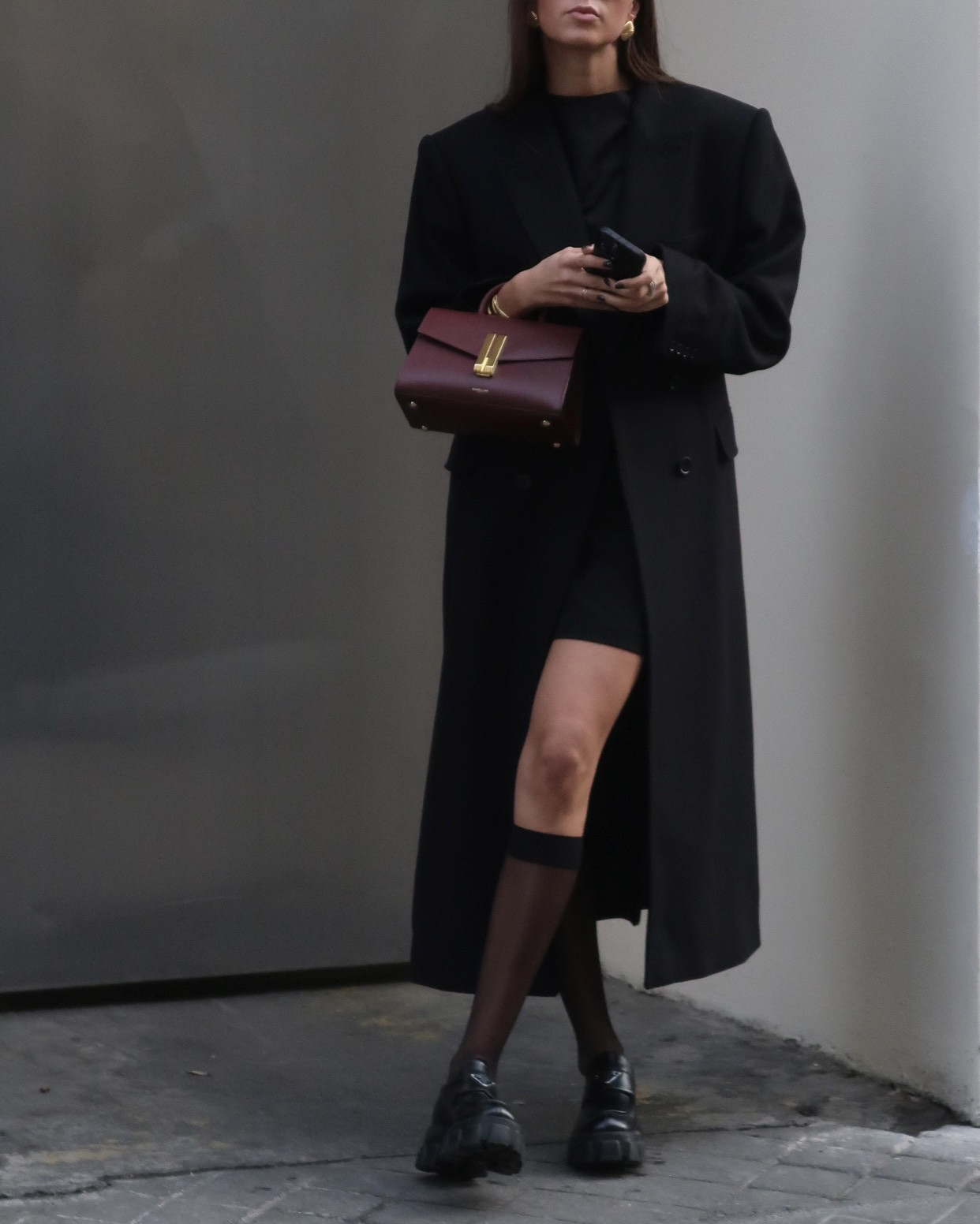 the perfect burgundy bag for this fall 🍒