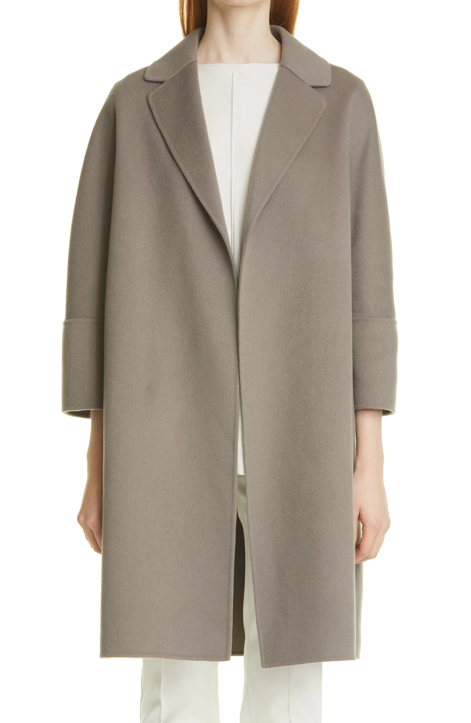 Max Mara Arona Double Face Wool Wrap Coat | Nordstrom | Nordstrom