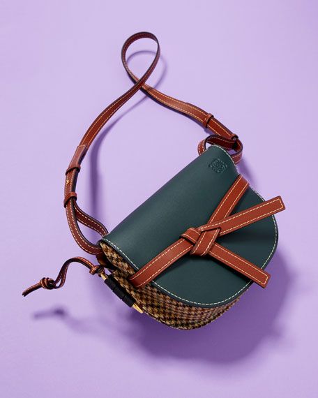 Loewe Gate Tweed Small Shoulder Bag | Bergdorf Goodman