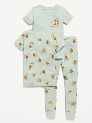 Unisex Snug-Fit 3-Piece Pajama Set for Toddler & Baby | Old Navy (US)