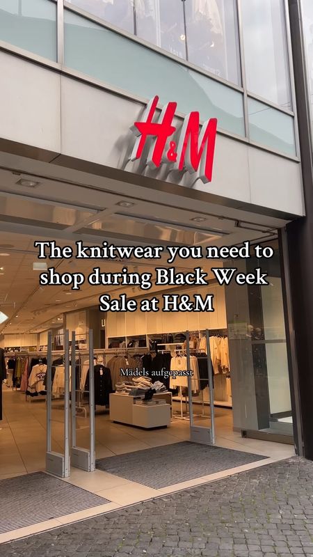 H&M Black Week Sale 20% Rabatt auf Knitwear 🫶🏼

#LTKCyberWeek #LTKsalealert #LTKCyberSaleDE