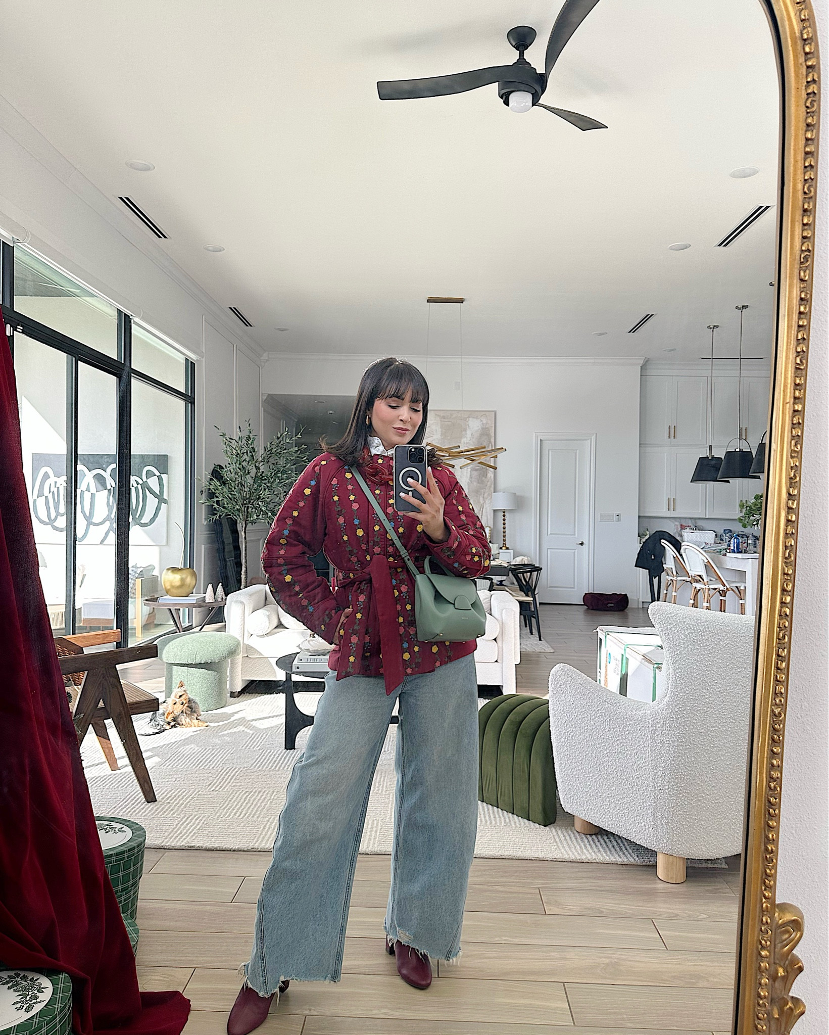 Colorful jacket 

#LTKShoeCrush #LTKSeasonal #LTKStyleTip