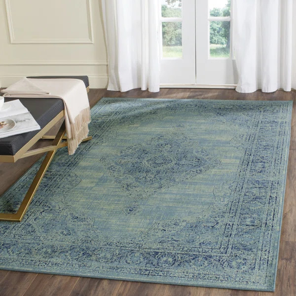 Makenna Turquoise Area Rug | Wayfair North America