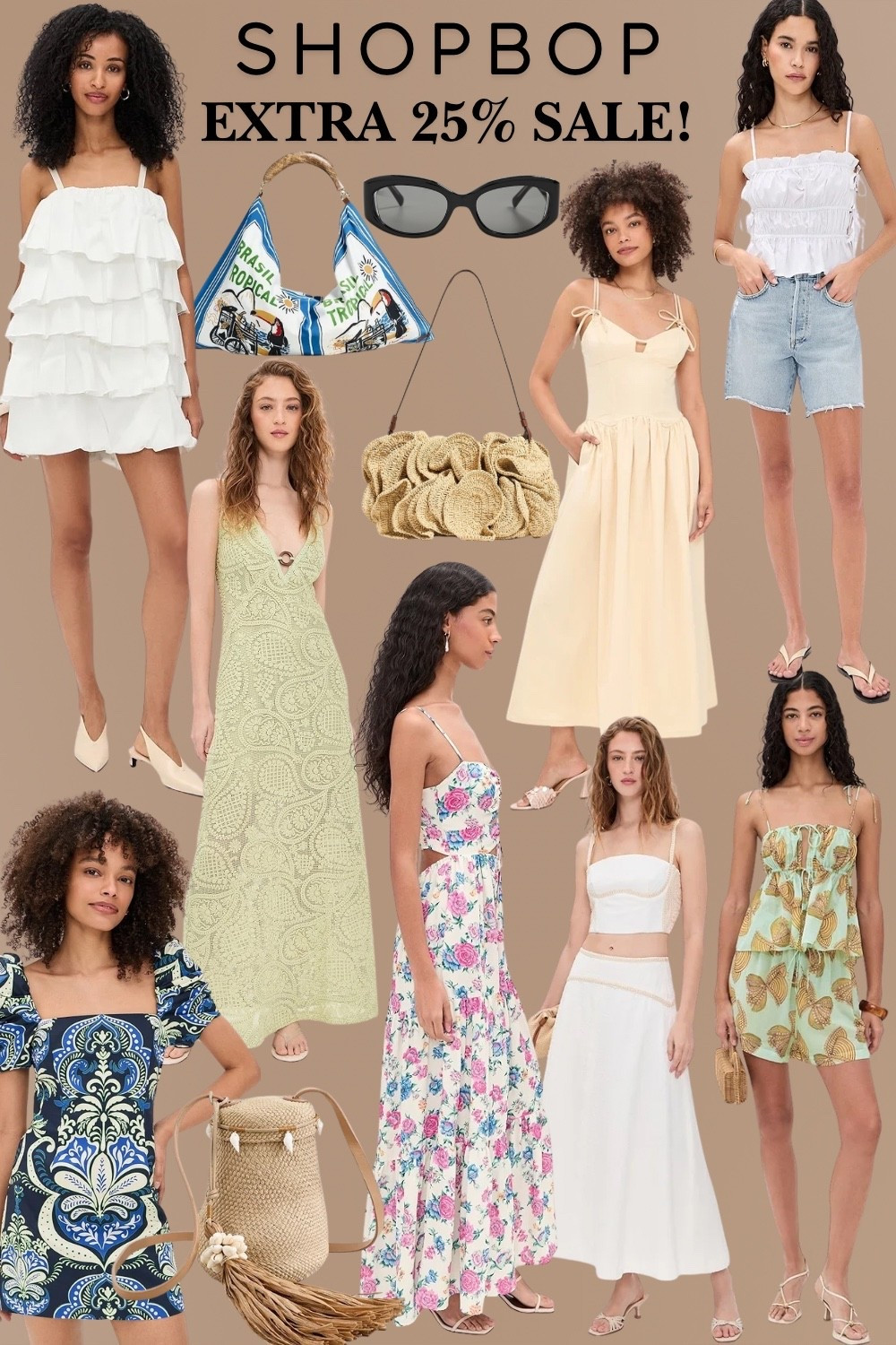SHOPBOP EXTRA 25% SALE is happening and I rounded up my absolute favorites 🙌✨ 

We’re talking ruffled minis, linen maxis, the most beautiful straw bags, floral sets, vacation dresses… honestly everything you need for summer in one place! 

Shopbop always has the most unique pieces you can’t find anywhere else and at 25% off this is the time to grab those splurge pieces you’ve been eyeing. These sales don’t last long and the best stuff sells out FAST!! 

Everything is linked in my LTK - tap below to shop! 🔗🌸🛒





#shopbop #shopbopsale #shopbopfinds #summerdress #summerfashion #vacationdress #vacationoutfit #summeroutfit #summerootd #maxidress #minidress #strawbag #summeraccessories #resortwear #beachoutfit #floralprint #summerstyle #outfitinspo #fashioninspo #ootd #ltkstyletip #ltksale #ltkseasonal #ltkfindsunder100 #ltktravel #ltkwedding #shopltk #summersale #salealert #summerlooks

#LTKSaleAlert #LTKOver40 #LTKSeasonal