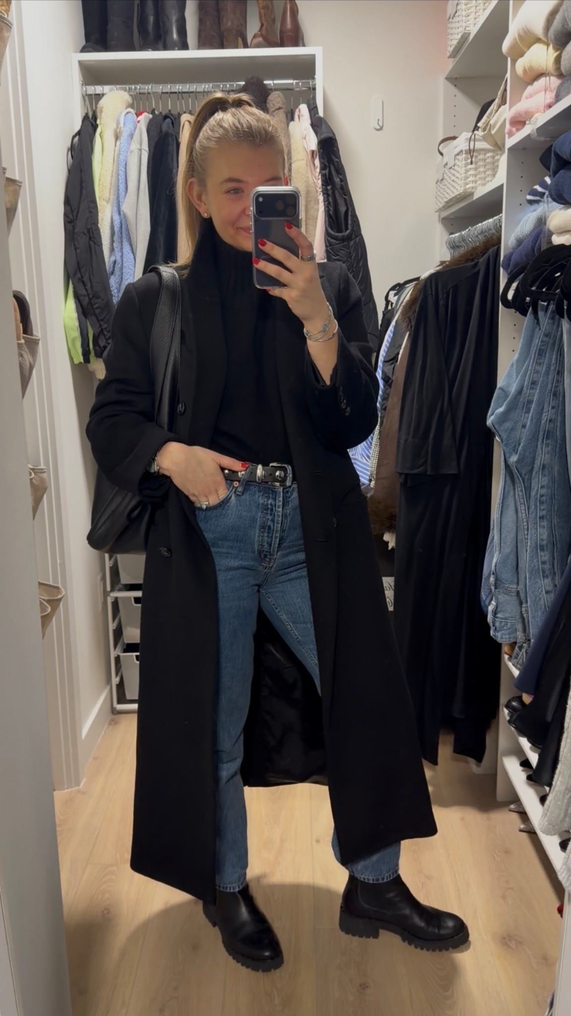 a black and denim outfit is always a reliable classic 

#LTKootd #LTKMidsize #LTKSeasonal