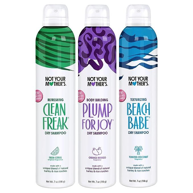 Not Your Mother's Dry Shampoo Assortment (3-Pack) - 7 oz - Clean Freak Dry Shampoo, Plump for Joy... | Amazon (US)