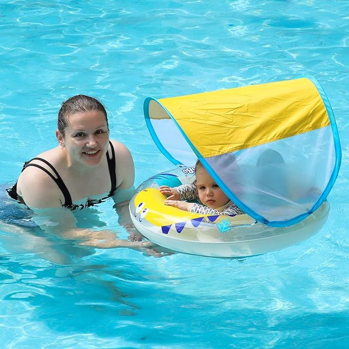 Swimbobo Inflatable Baby Swimming Float with Safe Seat for Age 6-36 Months Toddler       Send to ... | Amazon (US)