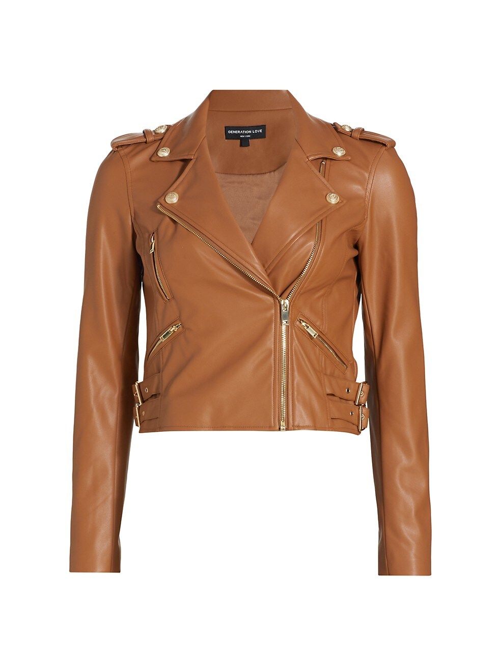 Generation Love Diana Vegan Leather Moto Jacket | Saks Fifth Avenue